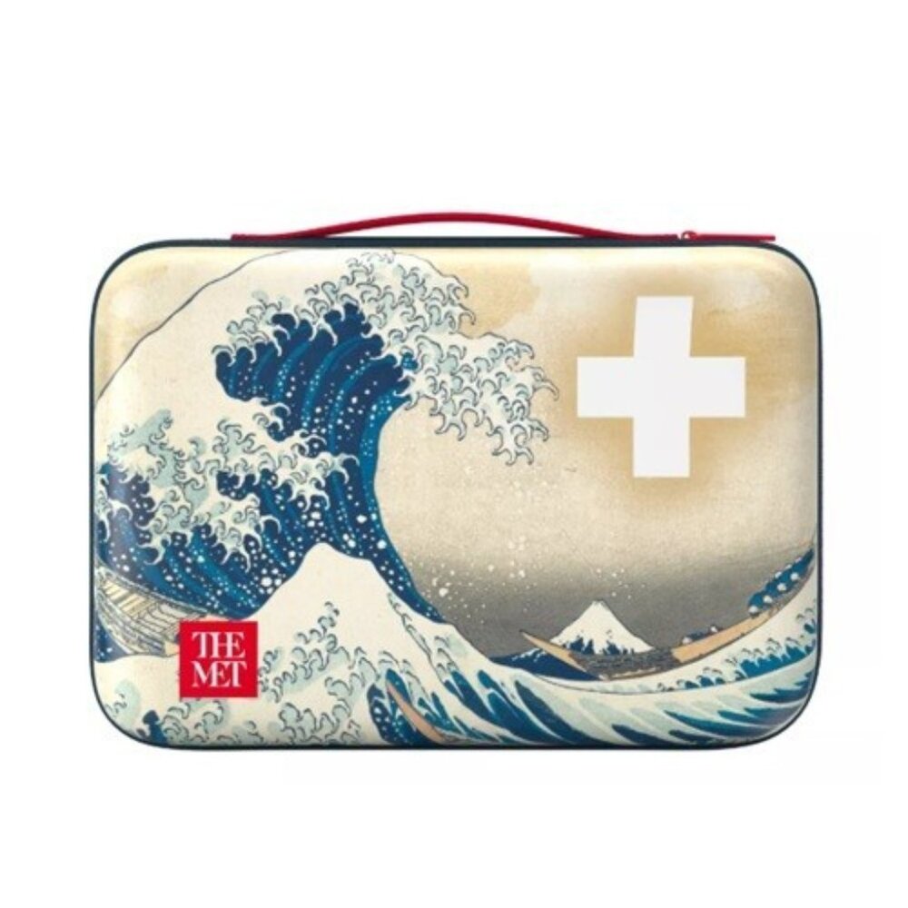 BAND-AID x THE MET Travel Case, Under the Wave Off Kanagawa